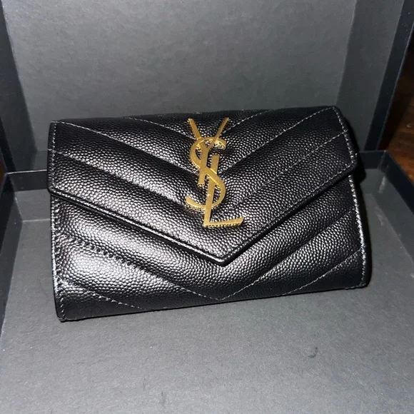 Yves Saint Laurent Bags Ysl Monogram Quilted Leather French